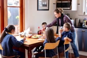 family cooking