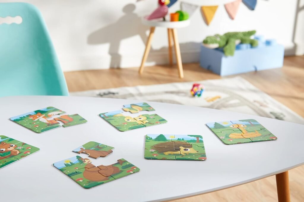 Lisciani - Baby Memo - Animals - Educational Board Game - Memory and Thinking Game - 24 Cards - For Children from 1 to 4 Years - Carotina Baby