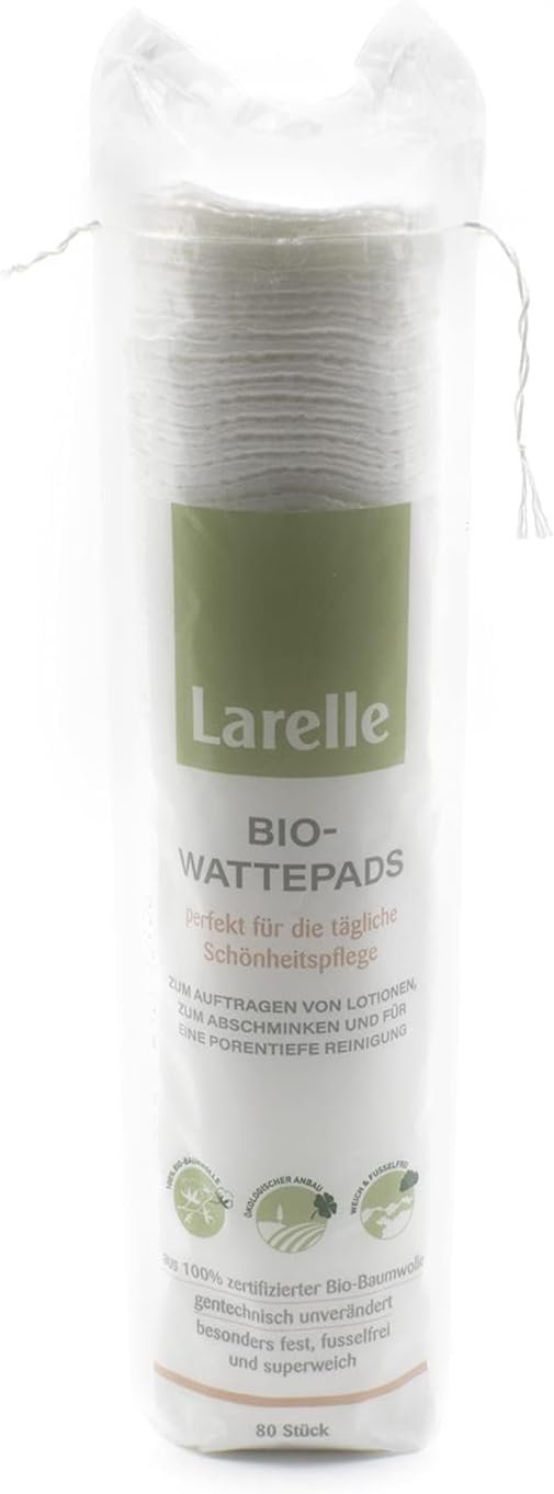 Larelle GOTS Ecocert Bio-Baumwollpads