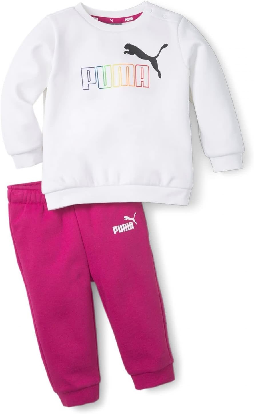 Puma Unisex Baby Minicats Ess Crew Jogger FL Jogging Suit