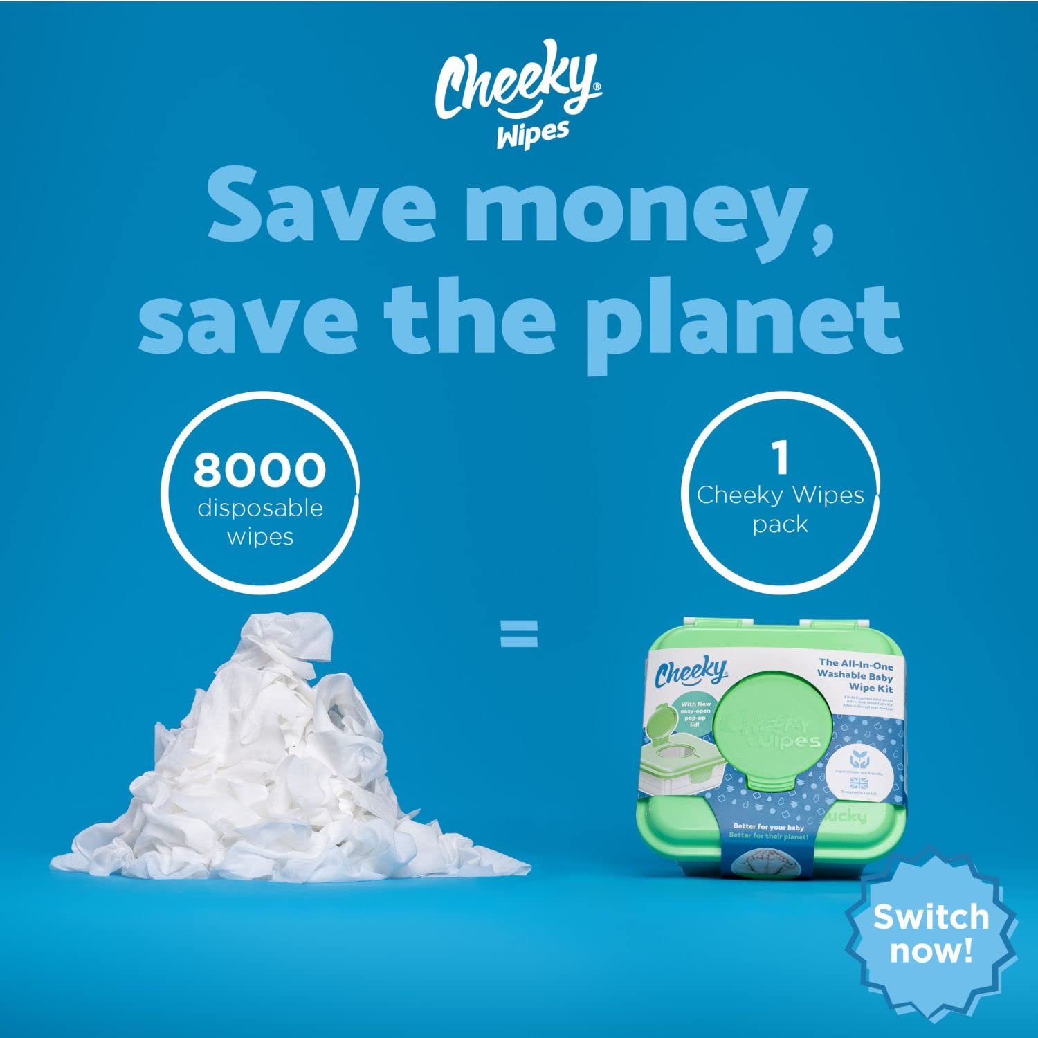 Cheeky Wipes 25 x Terry Baby Tücher Bewertung